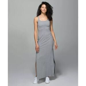 Lululemon Refresh Maxi Dress Heather Grey Size 6